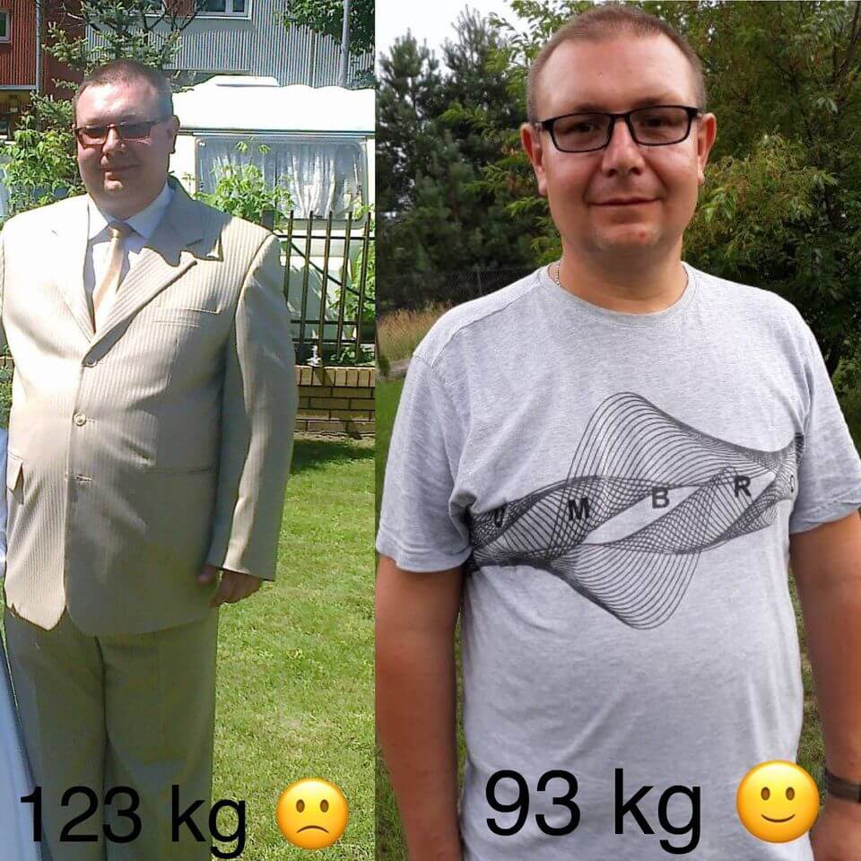Przemiana Pana Michała – 30kg mniej w 12 miesięcy